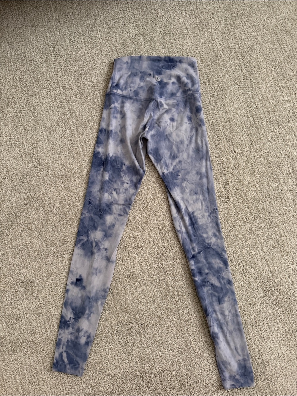 lululemon athletica Blue Tie-Dye High-Rise Leggings